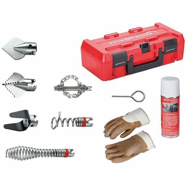 Rothenberger - Drain Cleaning Machine Cutters & Accessories Type: Tool Kit for Drain Cleaner For Use With Machines: Rothenberger R600 Drain Cleaner - Exact Industrial Supply