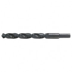29/64 RHS / RHC HSS 135 Degree Split Point Heavy Duty Jobber Length Drill - Steam Oxide - Exact Industrial Supply