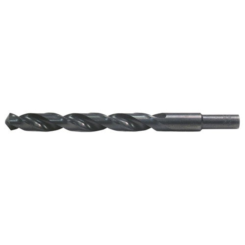 27/64 RHS / RHC HSS 135 Degree Split Point Heavy Duty Jobber Length Drill - Steam Oxide - Exact Industrial Supply