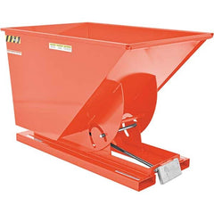 Vestil - Hoppers & Basket Trucks Additional Information: Complies w/OSHA General Industry Rule 29 CFR 1910.178(m)(5)(iii) - allows operator to remain at controls of truck throughout the dumping process - Exact Industrial Supply