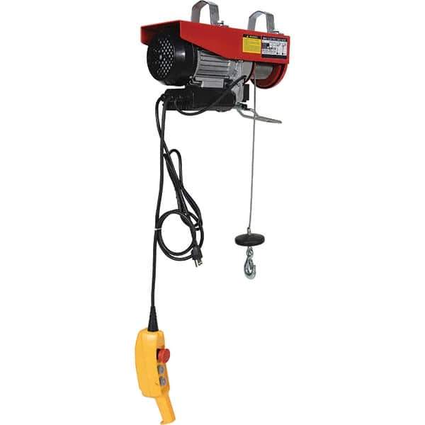 Vestil - Electric Hoists   Type: Cable Hoists    Load Capacity (Lb.): 1,500 - Exact Industrial Supply