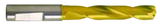 11.2mm Dia. - Carbide HP 5xD Drill-140° Point-Coolant-TiN - Exact Industrial Supply