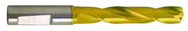 8mm Dia. - Carbide HP 5xD Drill-140° Point-Coolant-TiN - Exact Industrial Supply