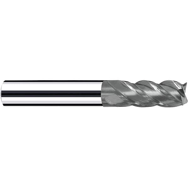 Fraisa - 5/8" Diam 4 Flute Solid Carbide 0.06" Corner Radius End Mill - Exact Industrial Supply