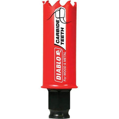 Freud - 1-1/16" Diam, 2-3/8" Cutting Depth, Hole Saw - Carbide-Tipped Saw, Toothed Edge - Exact Industrial Supply