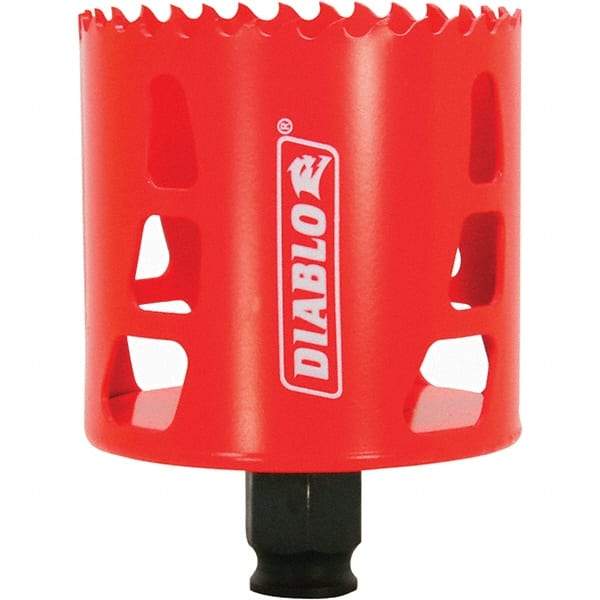 Freud - 2-11/16" Diam, 2-3/8" Cutting Depth, Hole Saw - Bi-Metal Saw, Toothed Edge - Exact Industrial Supply