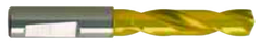 11/32 Dia. - Carbide HP 3XD Drill-140Â° Point-TiN - Exact Industrial Supply