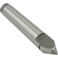 Dead Centers; Center Type: Half Center; Shank Type: Morse Taper; Shank Taper Size: MT3; Point Style: Center Point; Carbide-Tipped: Yes; Head Diameter (Inch): 0.95 in; Tip Diameter: 0.43 in; Overall Length: 125 mm; Tip Diameter (Inch): 0.43 in; Overall Len