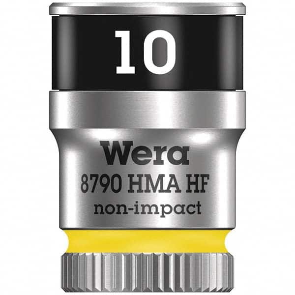 Wera - Specialty Sockets Type: Shallow Socket Size (mm): 10.0 - Exact Industrial Supply
