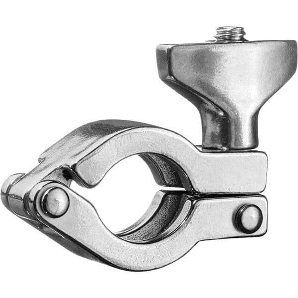 Value Collection - Sanitary Stainless Steel Pipe Fittings Type: Clamp w/Wing Nut Style: Quick-Clamp - Exact Industrial Supply