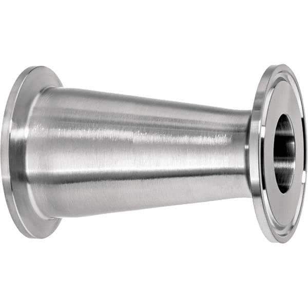Value Collection - Sanitary Stainless Steel Pipe Fittings Type: Straight Reducer Style: Quick-Clamp - Exact Industrial Supply