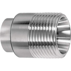 Value Collection - Sanitary Stainless Steel Pipe Fittings Type: Male Straight Style: Butt Weld - Exact Industrial Supply