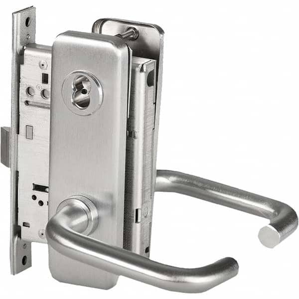 Best - Dormitory Lever Lockset for 1-3/4" Thick Doors - Exact Industrial Supply