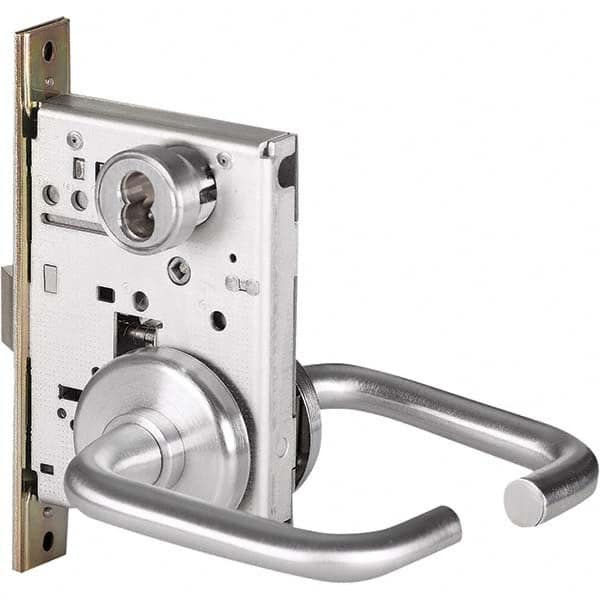 Best - Dormitory Lever Lockset for 1-3/4" Thick Doors - Exact Industrial Supply