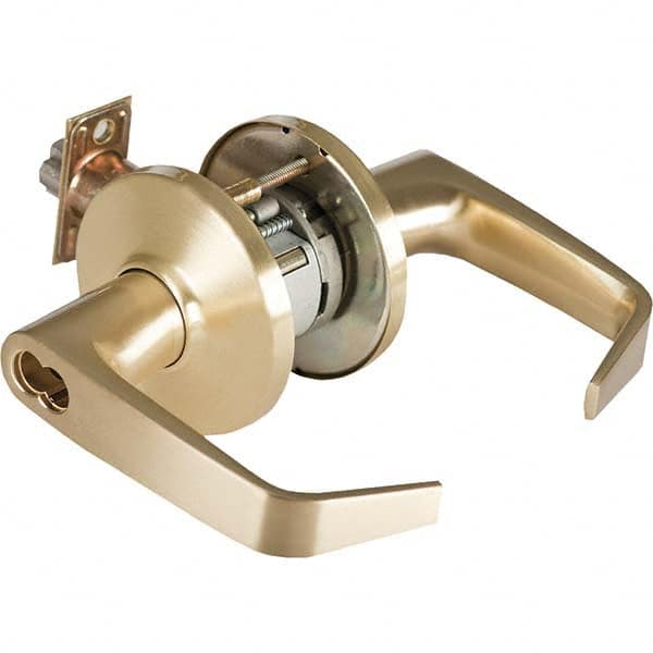 Best - Dormitory Lever Lockset for 1-3/4 to 2-1/4" Thick Doors - Exact Industrial Supply