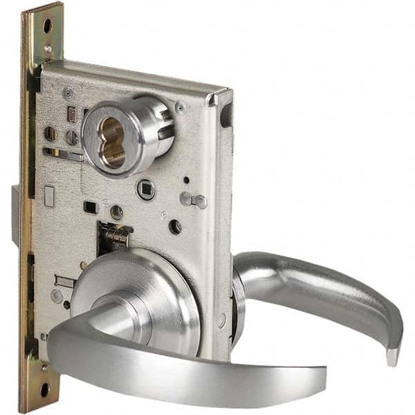 Best - Dormitory Lever Lockset for 1-3/4" Thick Doors - Exact Industrial Supply