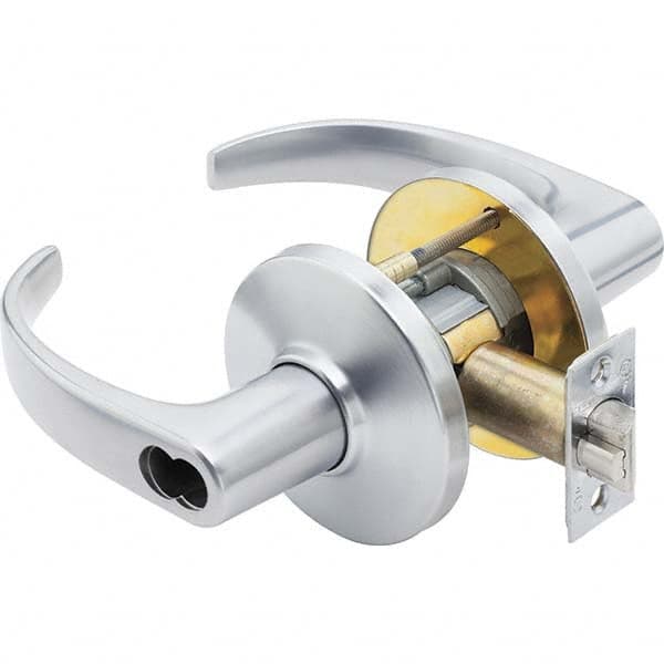 Best - Dormitory Lever Lockset for 1-3/4 to 2-1/4" Thick Doors - Exact Industrial Supply