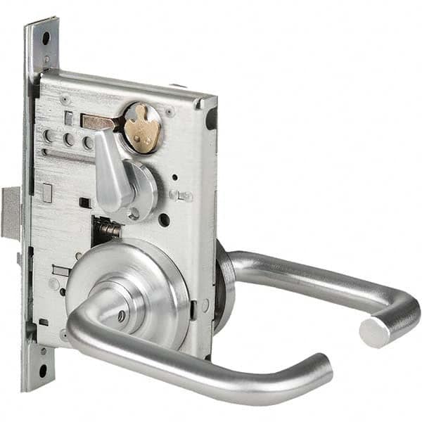 Best - Entrance with Deadbolt Lever Lockset for 1-3/4" Thick Doors - Exact Industrial Supply