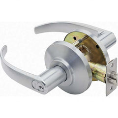 Best - Entrance Lever Lockset for 1-3/8 to 2" Thick Doors - Exact Industrial Supply