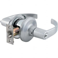 Stanley - Entrance Lever Lockset for 1-3/8 to 1-3/4" Thick Doors - Exact Industrial Supply