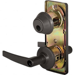 Stanley - Entry Lever Lockset for 1-3/8 to 1-3/4" Thick Doors - Exact Industrial Supply