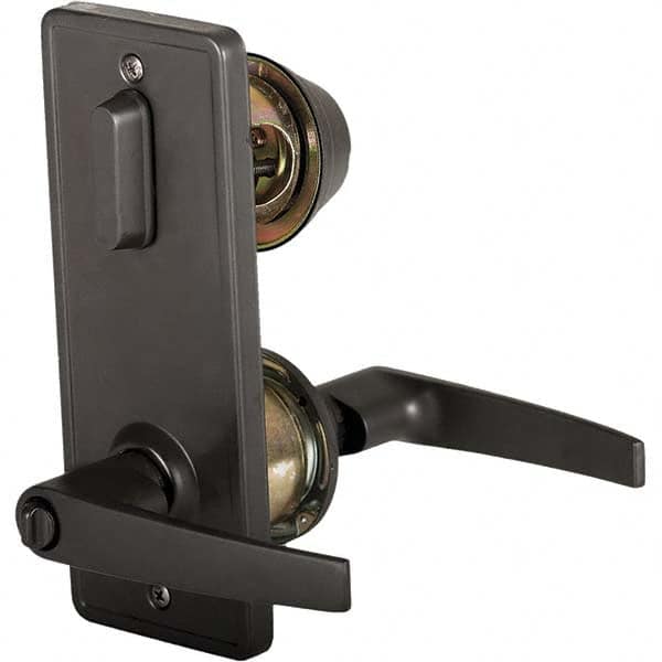 Stanley - Entry Lever Lockset for 1-3/8 to 1-3/4" Thick Doors - Exact Industrial Supply