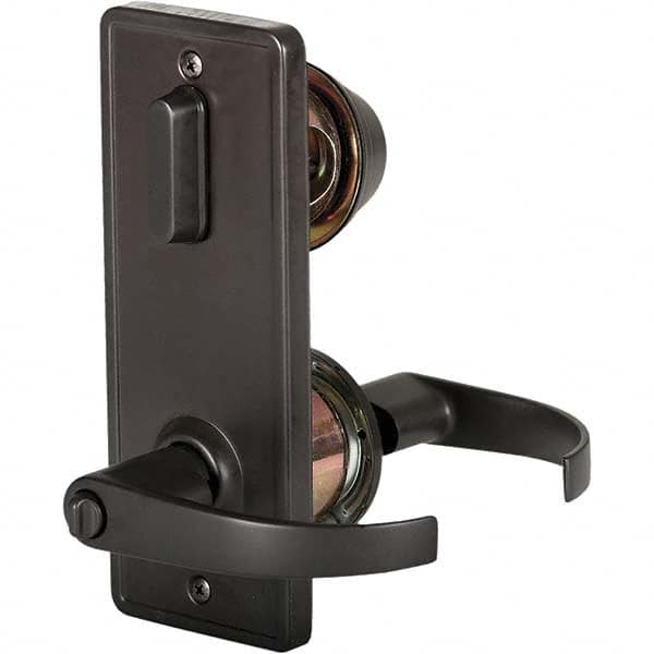 Stanley - Entry Lever Lockset for 1-3/8 to 1-3/4" Thick Doors - Exact Industrial Supply