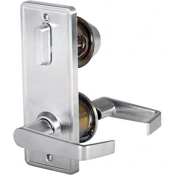 Stanley - Entry Lever Lockset for 1-3/8 to 1-3/4" Thick Doors - Exact Industrial Supply