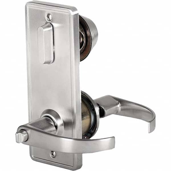 Stanley - Entry Lever Lockset for 1-3/8 to 1-3/4" Thick Doors - Exact Industrial Supply