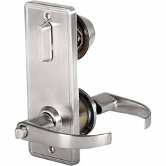 Stanley - Entry Lever Lockset for 1-3/8 to 1-3/4" Thick Doors - Exact Industrial Supply