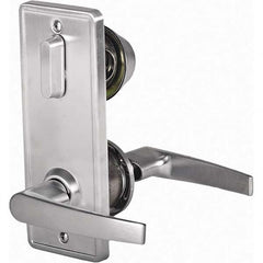 Stanley - Entry Lever Lockset for 1-3/8 to 1-3/4" Thick Doors - Exact Industrial Supply