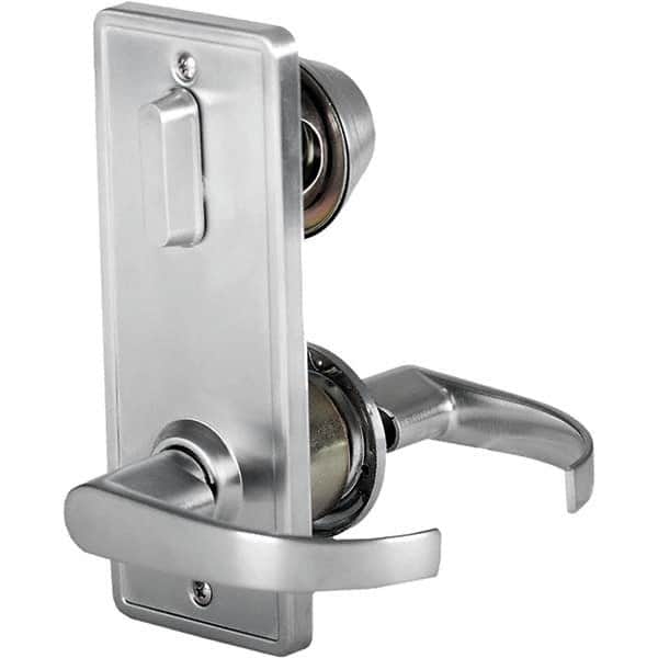 Stanley - Entry Lever Lockset for 1-3/8 to 1-3/4" Thick Doors - Exact Industrial Supply