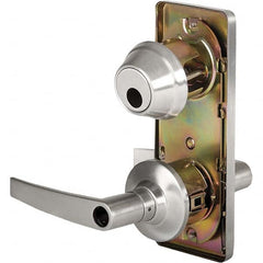 Stanley - Entry Lever Lockset for 1-3/8 to 1-3/4" Thick Doors - Exact Industrial Supply