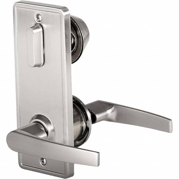 Stanley - Entry Lever Lockset for 1-3/8 to 1-3/4" Thick Doors - Exact Industrial Supply