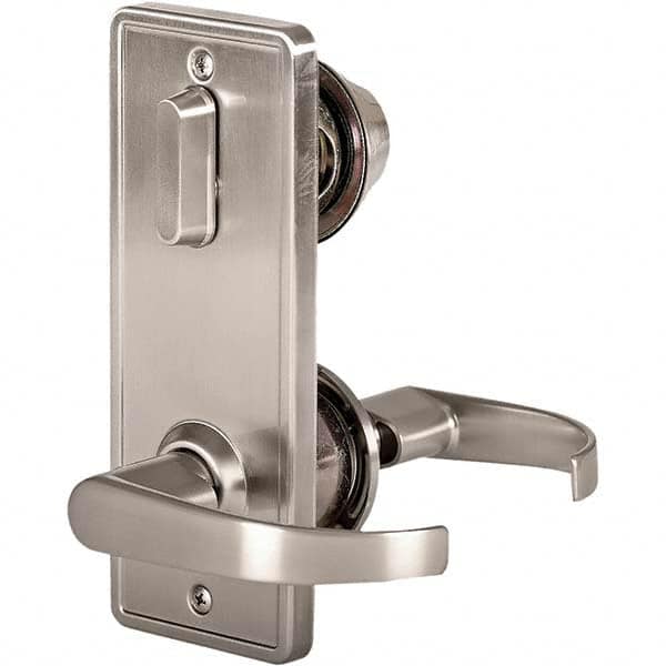 Stanley - Entry Lever Lockset for 1-3/8 to 1-3/4" Thick Doors - Exact Industrial Supply