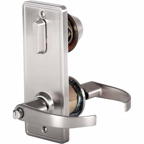 Stanley - Entry Lever Lockset for 1-3/8 to 1-3/4" Thick Doors - Exact Industrial Supply