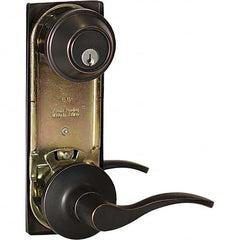 Stanley - Entry Lever Lockset for 1-3/8 to 1-3/4" Thick Doors - Exact Industrial Supply