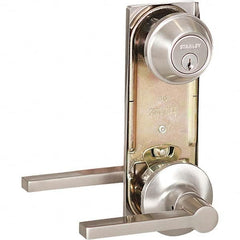 Stanley - Entry Lever Lockset for 1-3/8 to 1-3/4" Thick Doors - Exact Industrial Supply