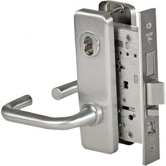 Best - Office Lever Lockset for 1-3/4" Thick Doors - Exact Industrial Supply
