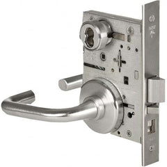 Best - Office Lever Lockset for 1-3/4" Thick Doors - Exact Industrial Supply
