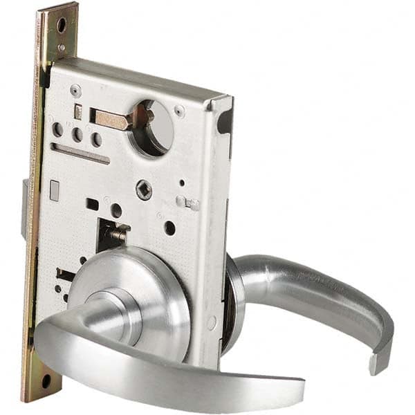 Best - Passage Lever Lockset for 1-3/4" Thick Doors - Exact Industrial Supply