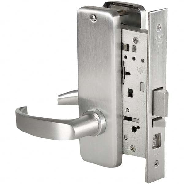 Best - Passage Lever Lockset for 1-3/4" Thick Doors - Exact Industrial Supply