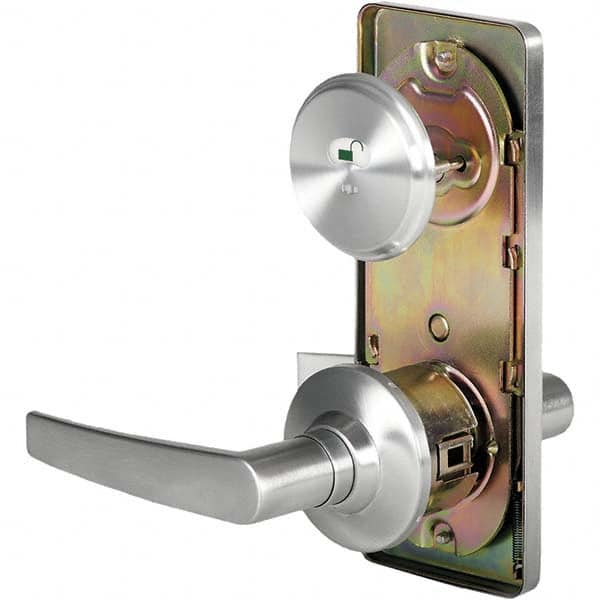 Stanley - Privacy Lever Lockset for 1-3/8 to 1-3/4" Thick Doors - Exact Industrial Supply