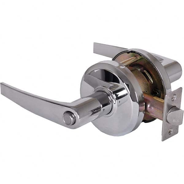 Stanley - Privacy Lever Lockset for 1-3/8 to 2" Thick Doors - Exact Industrial Supply