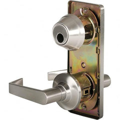 Stanley - Passage Lever Lockset for 1-3/8 to 1-3/4" Thick Doors - Exact Industrial Supply