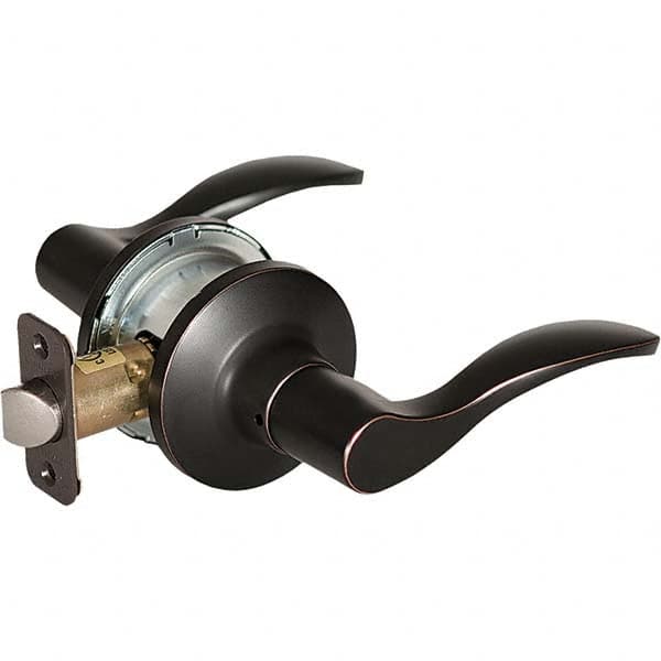 Stanley - Passage Lever Lockset for 1-3/8 to 1-3/4" Thick Doors - Exact Industrial Supply