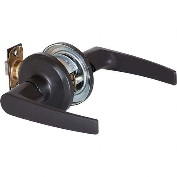 Stanley - Passage Lever Lockset for 1-3/8 to 1-3/4" Thick Doors - Exact Industrial Supply