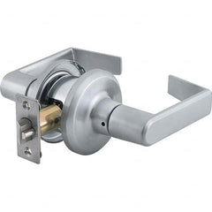 Stanley - Passage Lever Lockset for 1-3/8 to 1-3/4" Thick Doors - Exact Industrial Supply