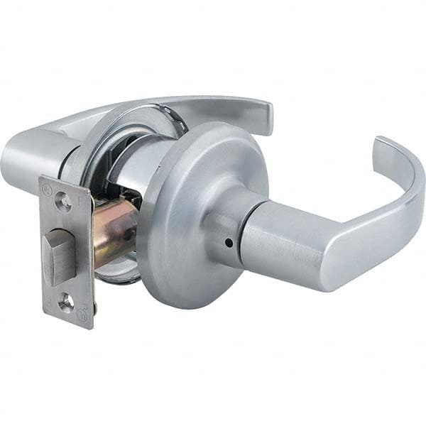 Stanley - Passage Lever Lockset for 1-3/8 to 1-3/4" Thick Doors - Exact Industrial Supply
