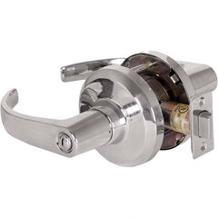Stanley - Privacy Lever Lockset for 1-3/8 to 2" Thick Doors - Exact Industrial Supply